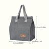 Gourmet Minimalist meal bag vertical portable cationic bento bag Insulated lunch box bag Large capacity bento bag