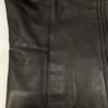 M-PREMIER COUTURE F131-002 Black Lamb Nappa Leather Collarless Jacket Jacket 36 blackUsed