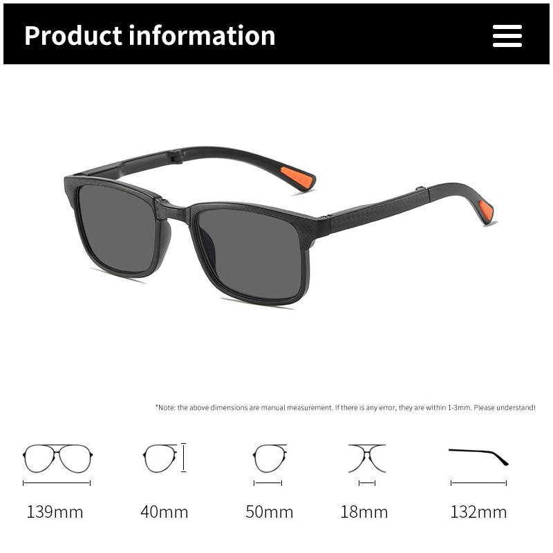 2026 New Foldable Square Sunglasses for Women Premium UV Protection Portable Outdoor UV400 Shades Eyewear Classic Driving Shades