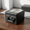 Custodia PSA BGS per Carte con Lucchetto Combinato Scatola da Collezione Aspetto Fibra di Carbonio Doppio Strato