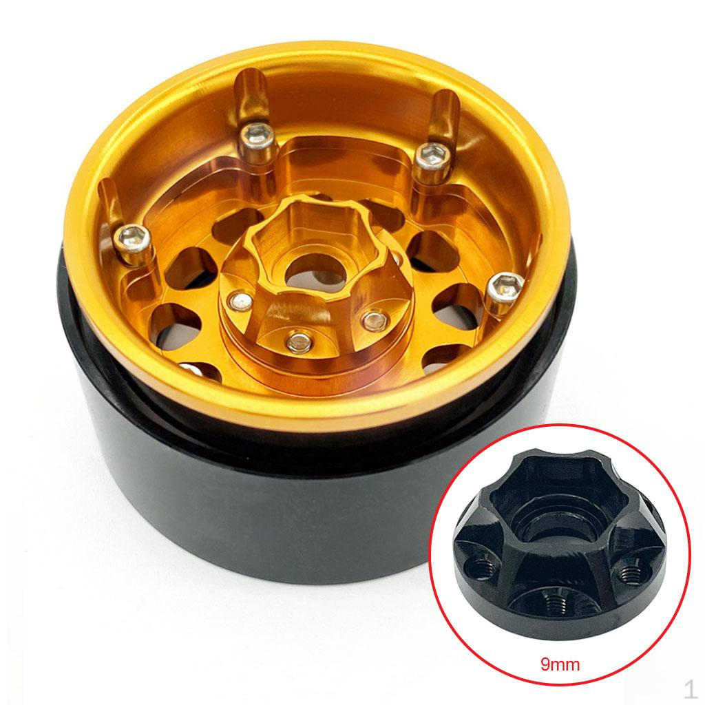 Hexagon Wheel Hubs Spare Parts Aluminum Alloy Modification Accessories Widening for RC Crawler