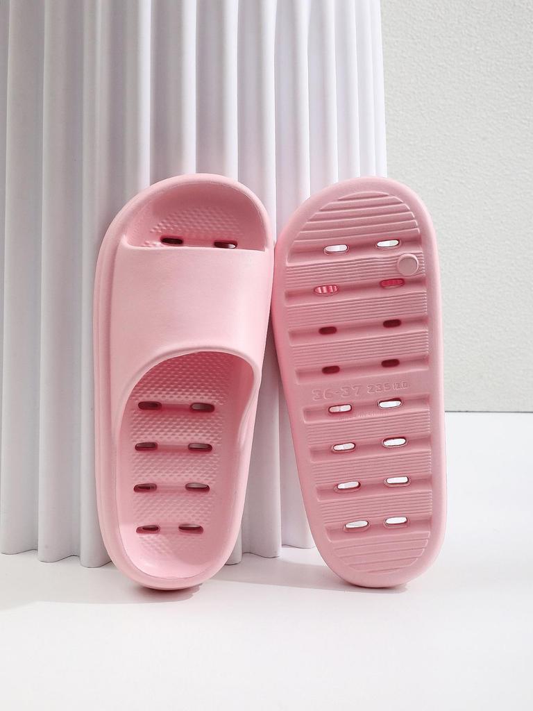 2026 Summer One-Strap Water-Draining Slippers for Indoor/Outdoor Use - Fashionable, Simple Design