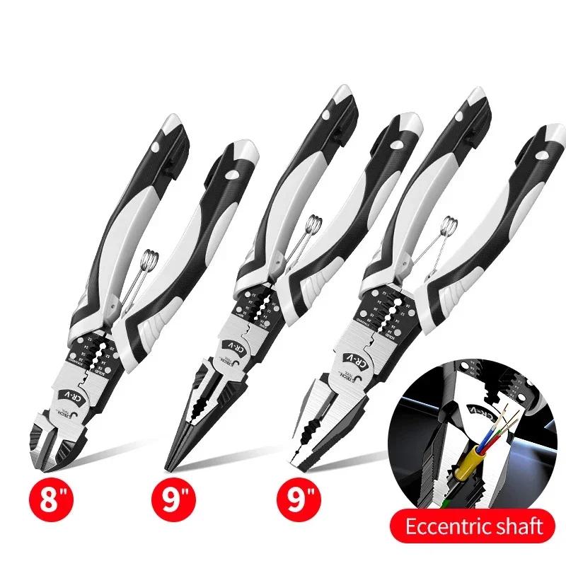 Multifunktionale Elektriker-Drahtzange Universelles Drahtschneider-Werkzeug Universelle Diagonalzange Spitzzange Hardware-Werkzeuge