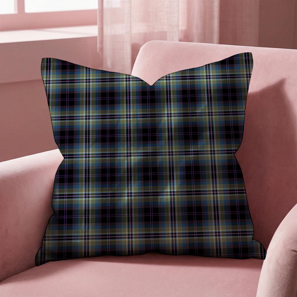 Checkered Pattern Cushion Cover MultiScene Pillow Cover for Home Car Reversible Soft Durable for Daily Use