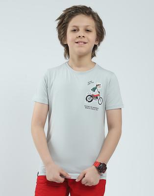 Boy's Regular Fit Printed Half Sleeve T-Shirt