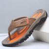 Fashion Summer Outdoor Flip Flops Simple Men Casual Sandals Anti Slip Wear-resisting Slippers Beach Shoes Fashion Male Walking Half Drag