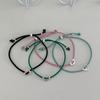 Fashionable Heart Bracelet Adjustable Drawstring Bracelet Alloy Material Suitable for Daily Life and Special Occasion