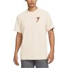 Nike Dri-FIT UV Hyverse Stampa Grafica Lettere Posteriori Protezione Solare Asciugatura Rapida Manica Corta Top Fitness Uomo Top Sabbia Bianca FB6895-126