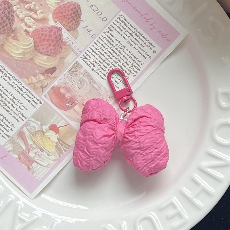 

Милый простой брелок-бантик, модный 3D-брелок-подвеска в виде банта для женщин и девочек, креативный рюкзак, подвесное украшение, подарки розы красного