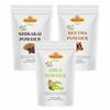 Khadi 100% Natural Organic Amla, Reetha, Shikakai Powder For Hair Care For All Hair Type, 300G (Pack Of 3), 3 Count