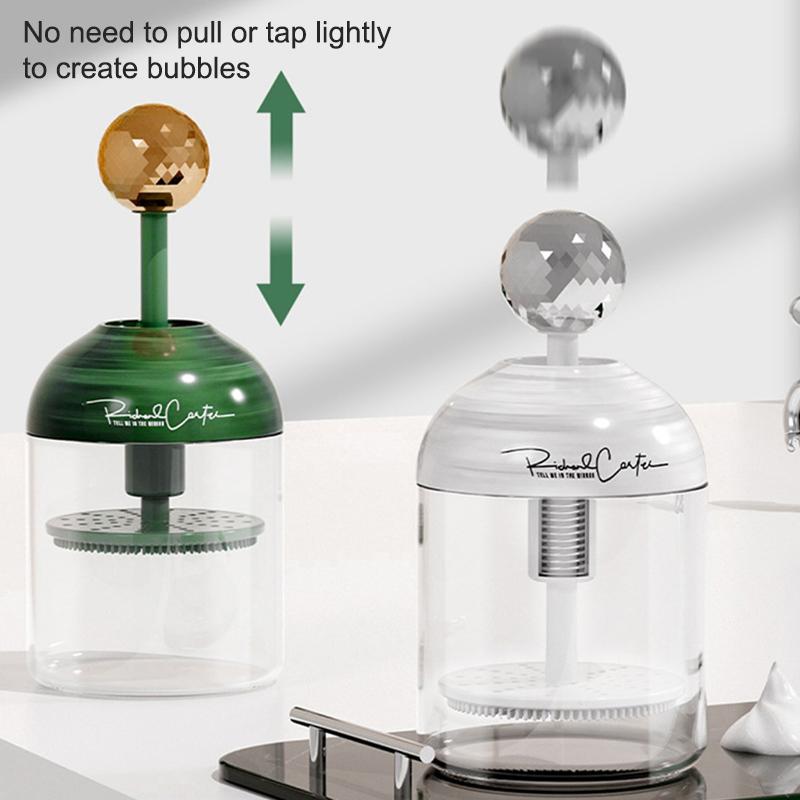 Face Wash Foam Maker Facial Cleanser Bubble Making Tool With Silicone Brush Foaming Machine Bubble Artifact Cleanse Your Face