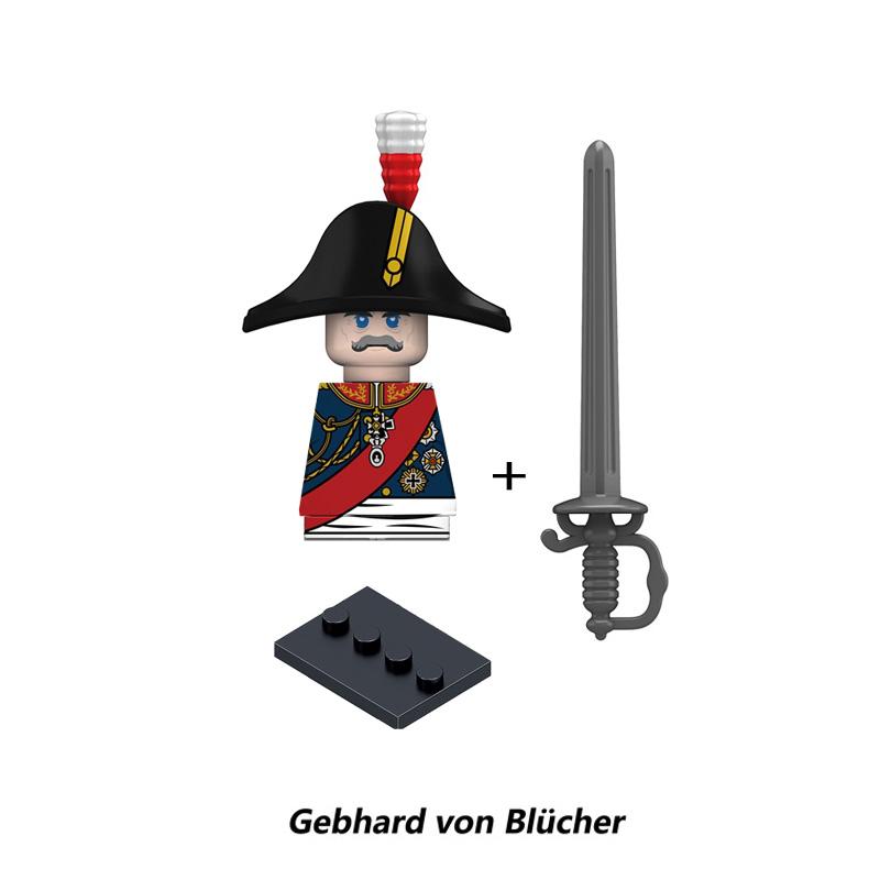 

Наполеоновские войны Французские солдаты Улан-Каб Кавалерия Маршал Генерал Военные фигурки Вооружение Сборка Модель Строительные блоки Детские игрушки