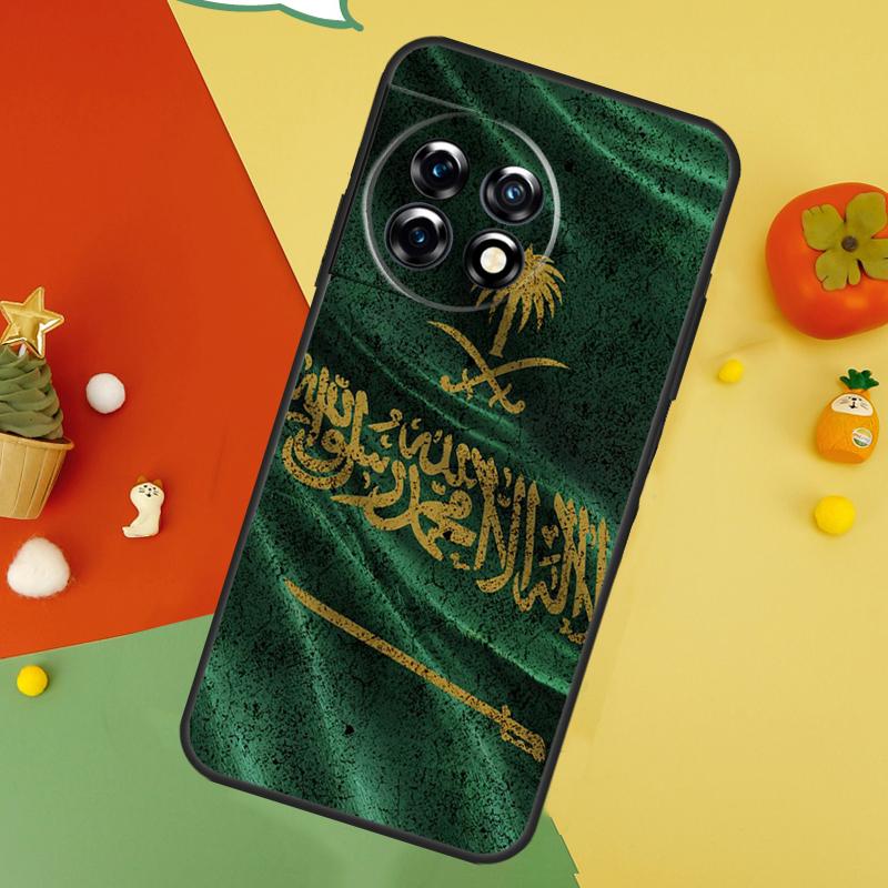 Kingdom of Saudi Arabia Flag Case For OnePlus 9 10 Pro 11 12 13 15 13T 13R 12R 10T 8T Nord 5 CE 2 3 4 Lite N20 N30 Cover