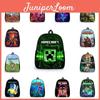Cute Cartoon Print Minecraft Backpack For Boys And Girls Lightweight And Spacious Medium Size 36-55l Capacity