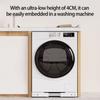Adjustable Height Laundry Appliance Stand with Rubber Feet Washing Machine Base Holder for 45-70cm Washers Dryers
