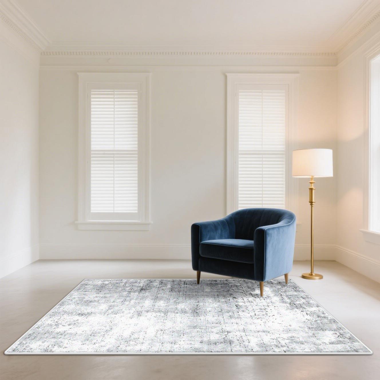 

Nordic Simple Washable Non-Slip Carpet for Living Room Bedroom Large Area Rugs Floor Mat Decoration 60*90cm