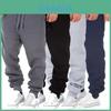 Heren Joggingbroek van Katoenmix met Elastische Tailleband en Verstelbaar Trekkoord