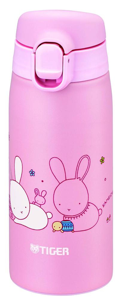 Tiger Thermos Tiger Water Bottle 350ml Kameichido Mug Stainless Steel Bottle One Touch Lightweight Rabbit (TIGER) MCT-A035P