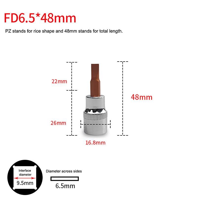 3/8palcové nástavce na bity Torx T20/30/40/45/50/55/60 S2 Ocel Délka 48 mm Stříbrný odstín Ruční nářadí pro opravy automobilů