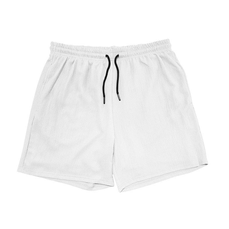 Summer Men's Casual Sweatpants Quick Dry Lined Double Woven Shorts Two Pairs
