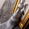 2 szt. Tassel Curtain Tieback Hanging Ball Curtain Holdback z akcesoriami do zasłon do salonu, biura, wystroju domu