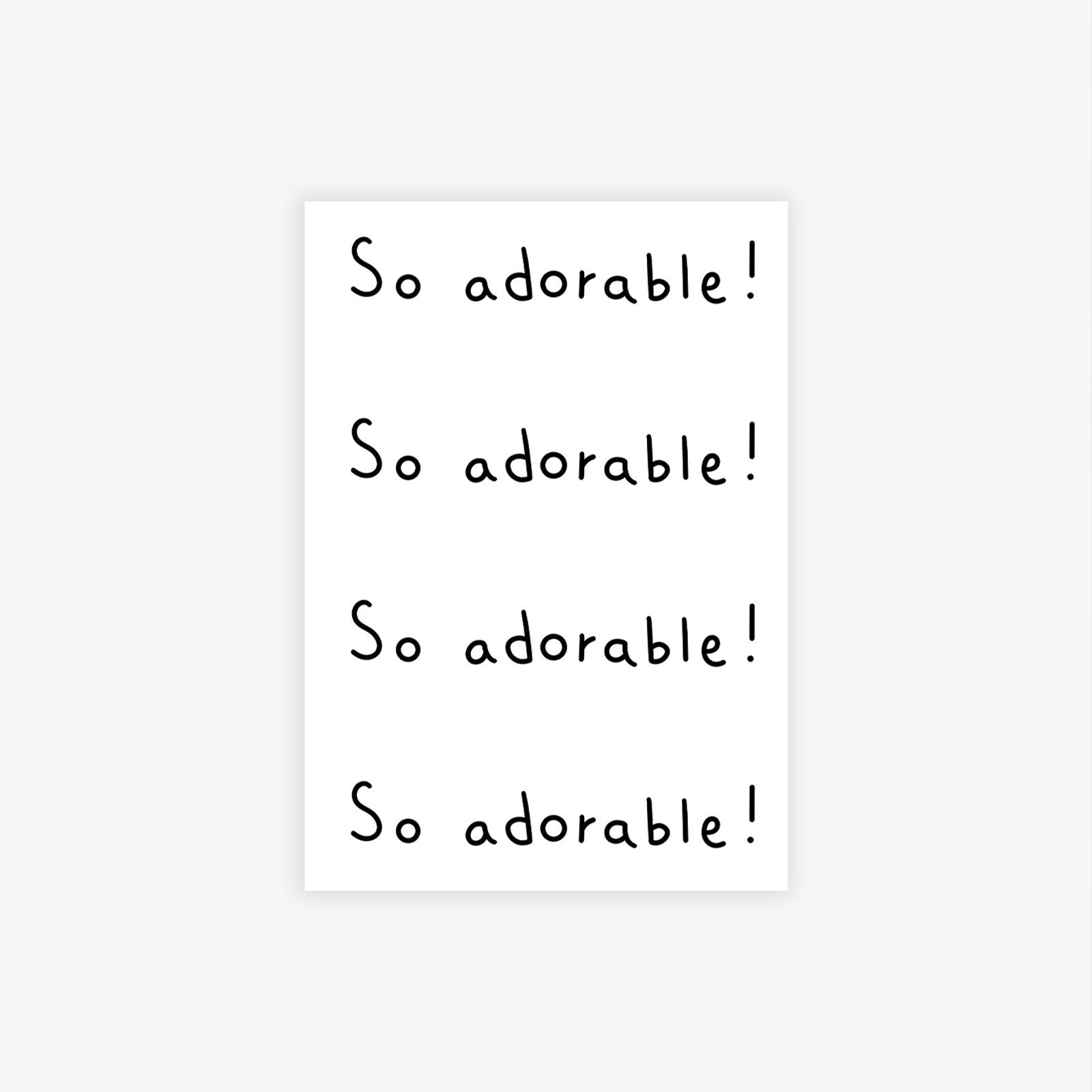 

Advanced Sense Cute Cartoon English Word Sentence Couple Tattoo Sticker 7*10CM