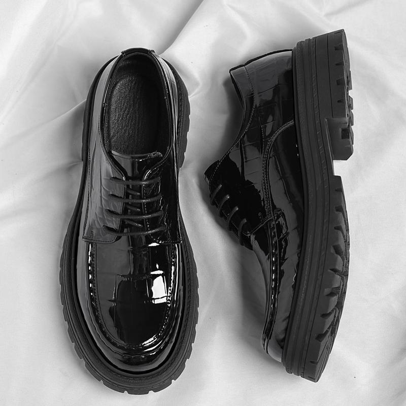 Fashion Crocodile Print Shoes Men Wedding Dress Leather Shoes Men Italiano Oxford Shoes Men Business Suit Office 2025 Italiano Zapatos