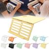 Mahjong Kartenhalter für Tisch, Unterlagen-Einschiebe-Mahjong Kartenständer, 3D-gedrucktes abgewinkeltes Anzeige-Rack für Amerikanische Mahjong Karten
