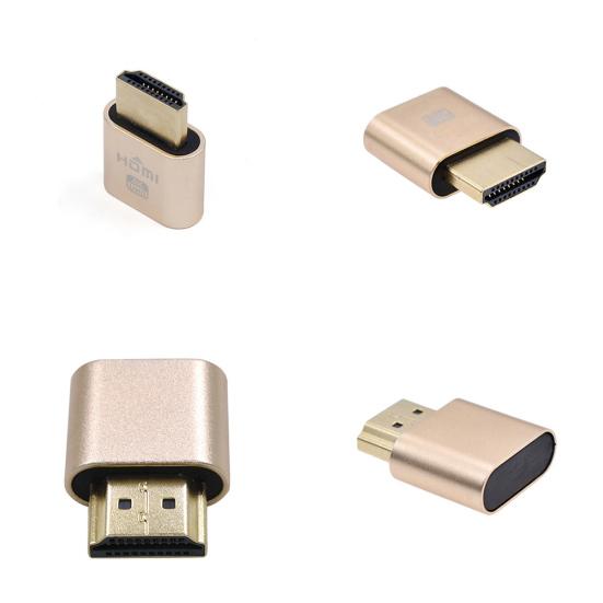 4K 3840x2160 60Hz Virtual HDMI-compatible Display Emulator Plug Headless Ghost EDID Dummy