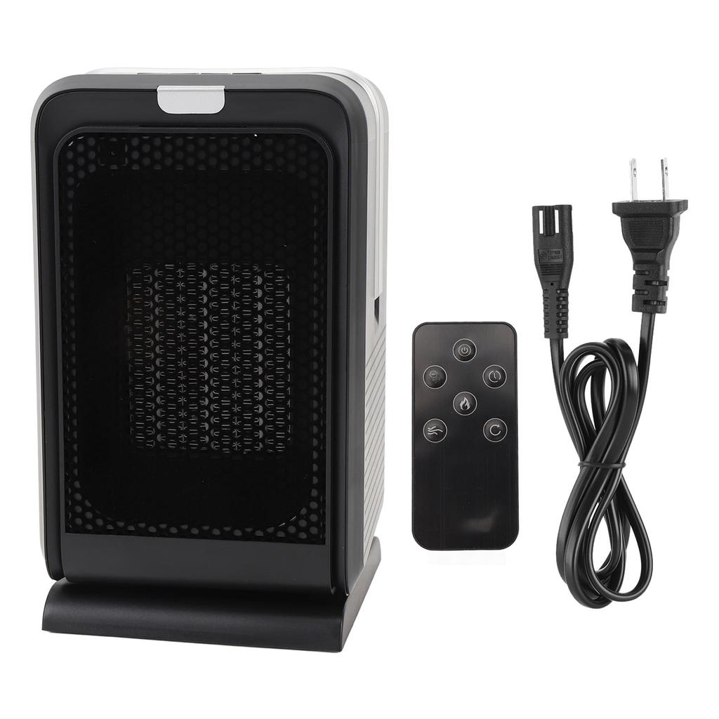 Portable Space Heater 1000W Fast Heating Desktop Small Heating and Cooling Heater Oscillating
