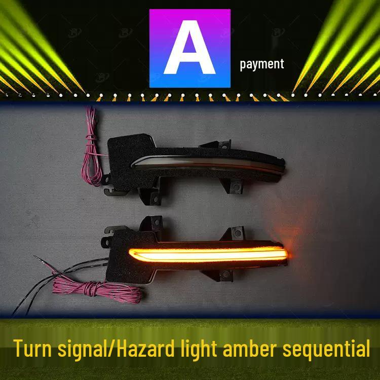 

Civic INTEGRA Rearview Mirror Sequential Turn Signal & Blue Daytime Running Light Modification