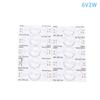 10 Stück 3V 6V 2W Lampenperlen mit optischer Linse Filter für 24-108 Zoll TV Universal LED Hintergrundbeleuchtungsleiste TV Reparatur Einfache Wartung