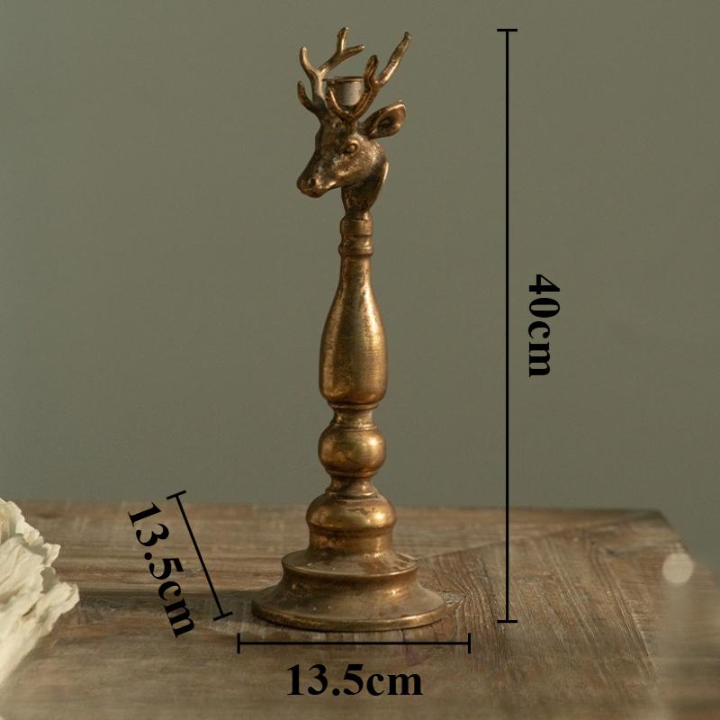 Ретро подсвечники для свечей Винтажные подсвечники Элегантные декоративные подсвечники Декор для роскошных гостиных