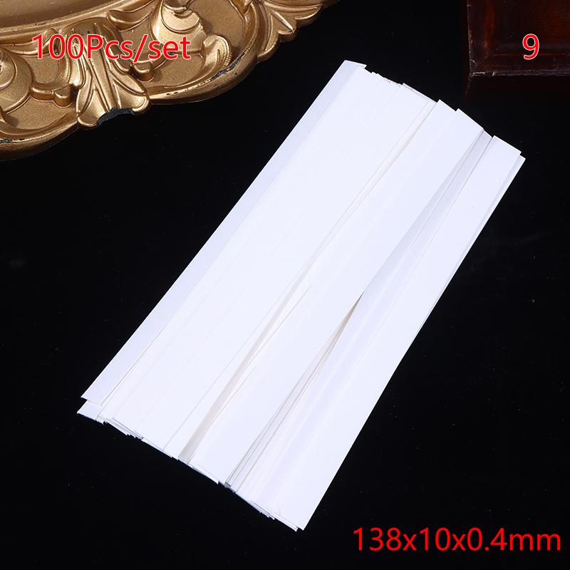 100Pcs Perfume Aromatherapy Perfume Essential Oils Tester Strips Fragrance Disposable White Smell Paper Paper Strips Test Paper