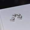 4 pièces Bague Métallique à Queue Affûtée Personnalité Simple Cool Ouverture Bague Mode pour Hommes Femmes Bijoux de Fête