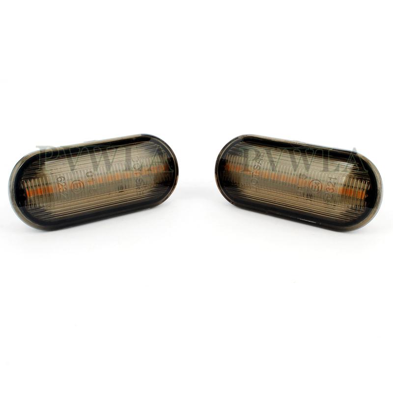 A Pair Led Dynamic Side Marker Turn Signal Light Sequential Blinker Light For VW Passat B5 B5.5 2001 2002 2003 2004 2005
