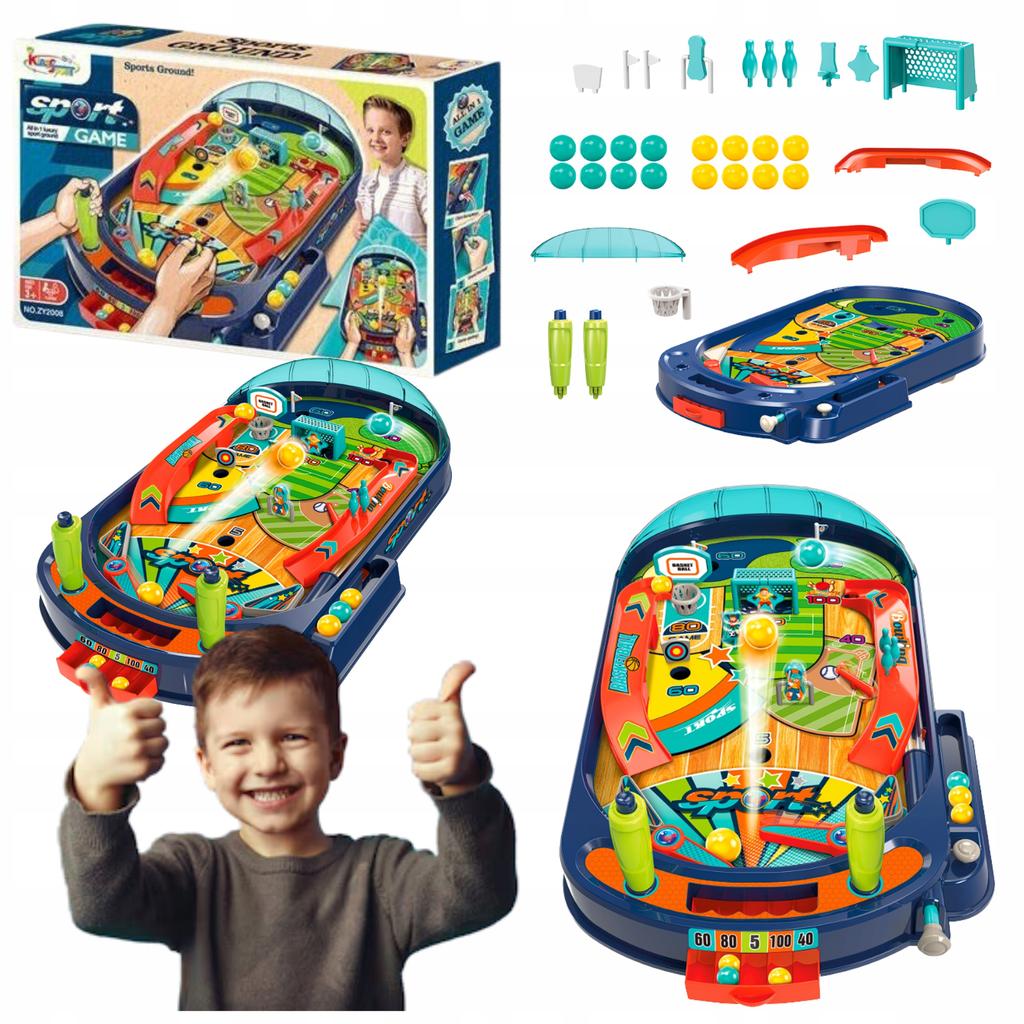 Skill Game Flipper Pinball Tabletop For Children Family Portable
