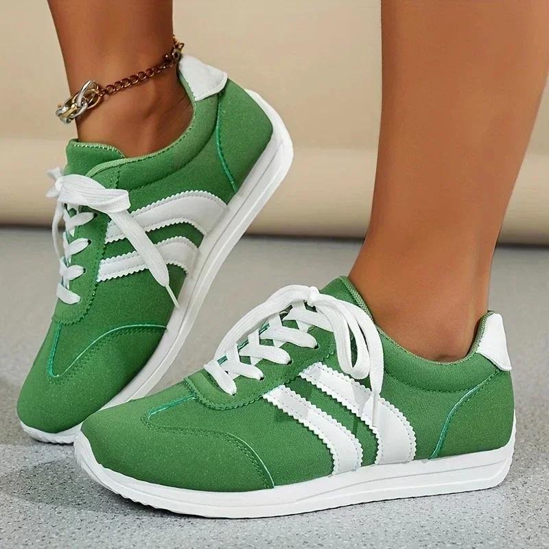 Fashion Women Sneakers Spring Lightweight Comfort Vulcanized Flat Shoes for Women 2025 New Fashion Trend Casual Platform Sneakers Female