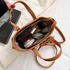 New Bag Women's High-end Vegetable Basket Portable Oblique Straddle Female Student Versatile Bucket Bag Shoulder Bag
