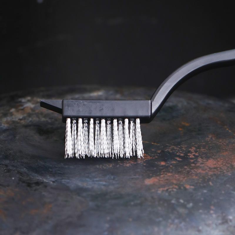 Long Handle Gas Stove Cleaning Brush - Multifunctional Copper Wire Tool for Kitchen & Range Hood Oil Stains