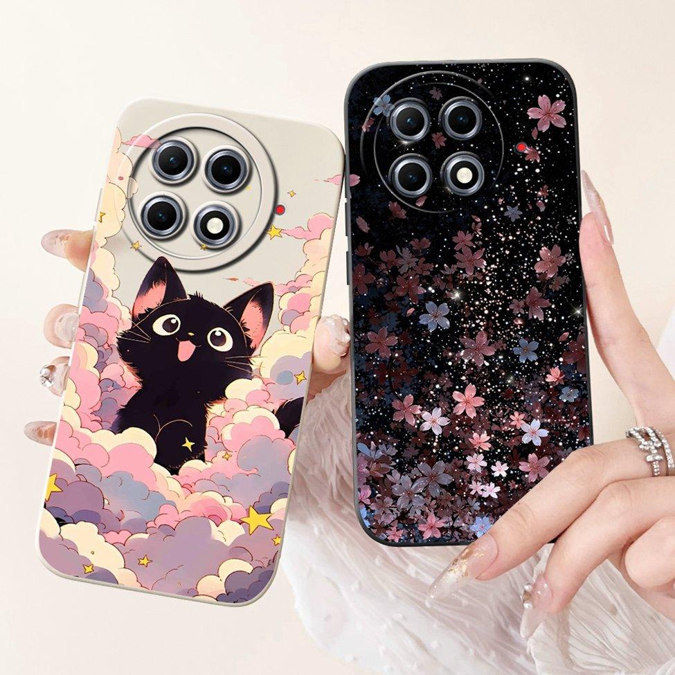 For Tecno Camon 30S Case CLA5 Silicone Cute Cat Fashion Butterfly Flower Love Painted Cover For Camon 30S Tecno Phone Case Funda
