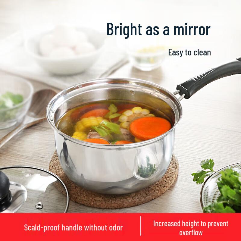 Sule Stainless Steel 3-Piece Cookware Set