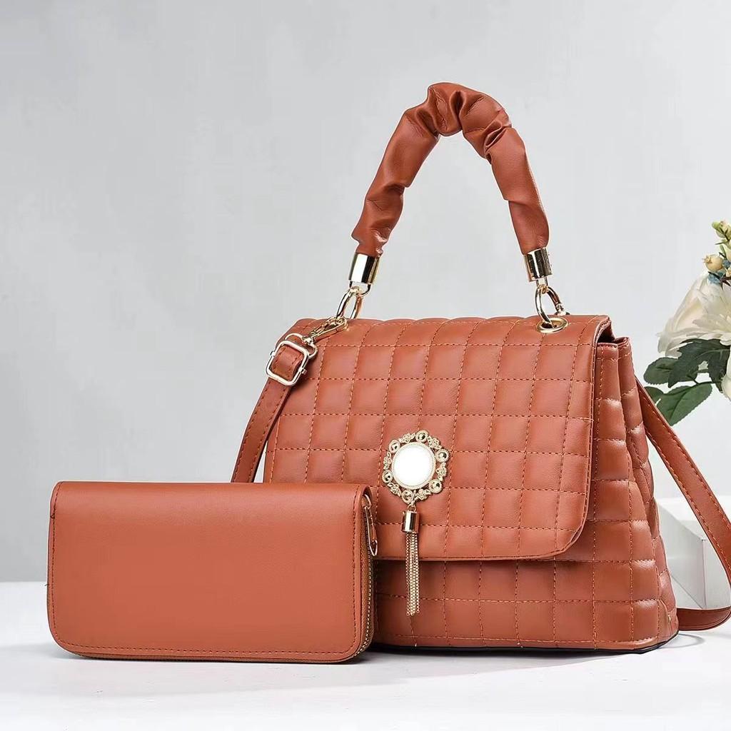 Stylish Black Bucket Bag For Women With Embroidered Design Spacious Mom Tote