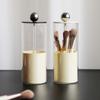 Makeup Brush Holder Organizer with Lid Liftable Dustproof Makeup Brushes Container for Vanity