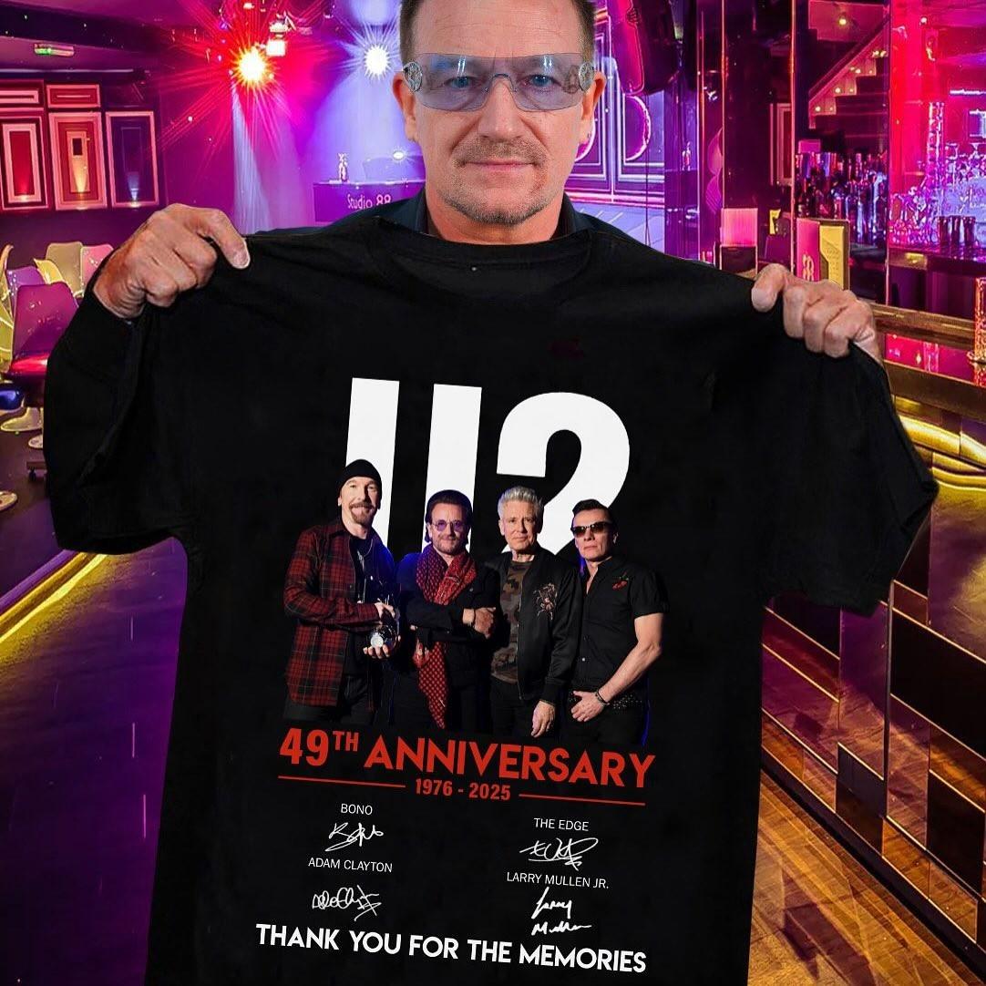 New U2 band 49 years of U2 Gift For Fans Unisex S-5XL Shirt SS1951 S