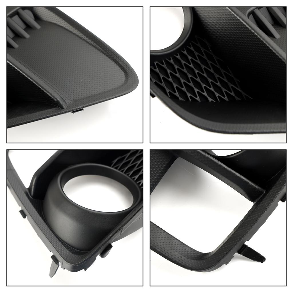 2PCS Front Fog Light Cover Bezel Grille Grill Fit Subaru WRX & STi 2015-2017