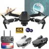 E88 Pro 4k Dual Camera Foldable Drone Remote Control Quadcopters With Handheld Gift Box