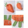 Decorative Snacks and Nut Holder Food Serving Tray Carrot Shaped Snacks Keys Organizer for Living Room or Entryway