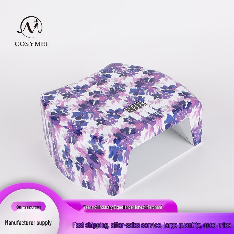 Portable LED Blue Smart Induction Manicure Lamp with Quick-Dry Gel Curing & Four-Speed Timer