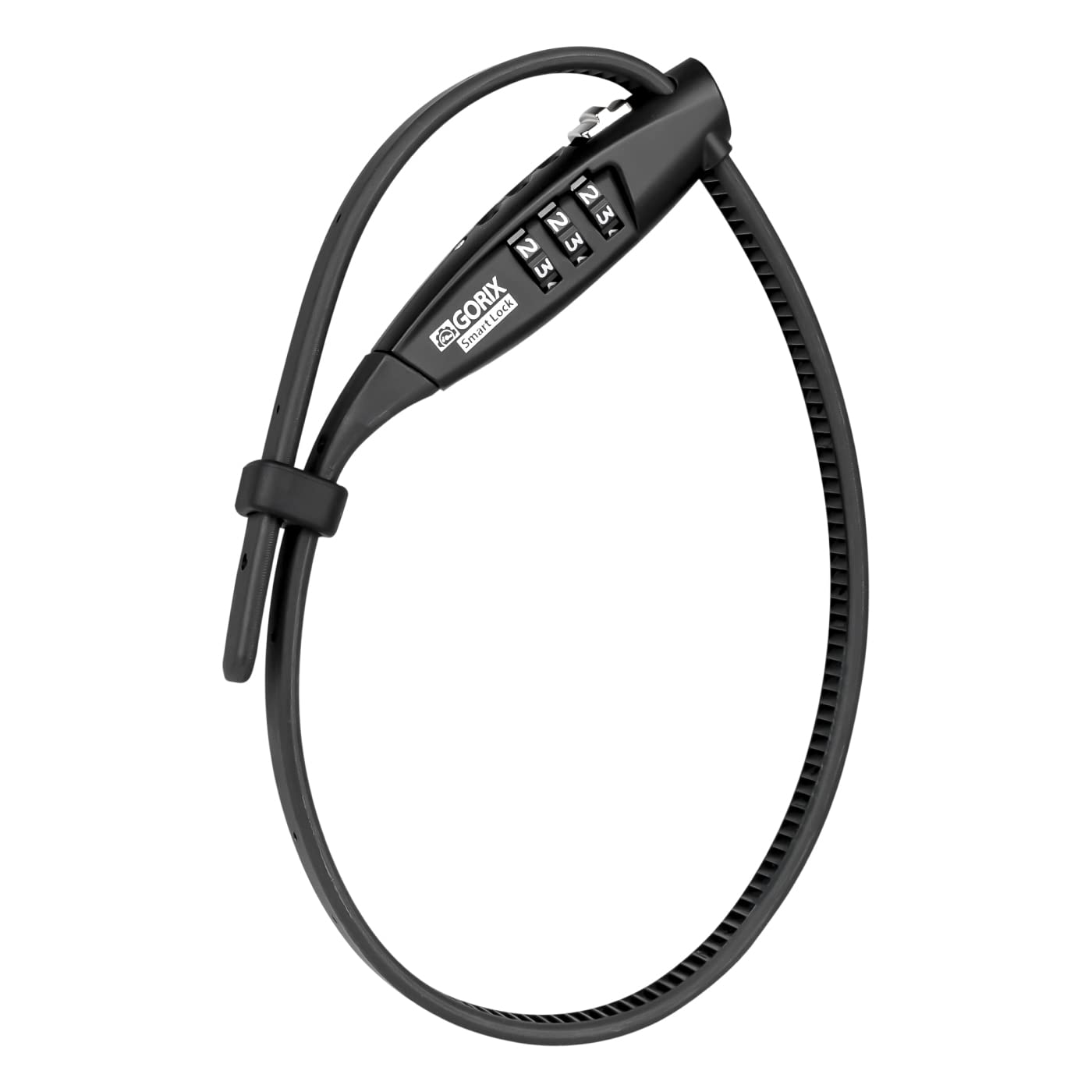 

GORIX Dial Bicycle Lock with Strap Dial Road Lightweight Helmet Cross Bike Theft Compact Lock, Tie, Lock, Key, Bike, Motorcycle, (GR-COMBO), Lock, чёрный